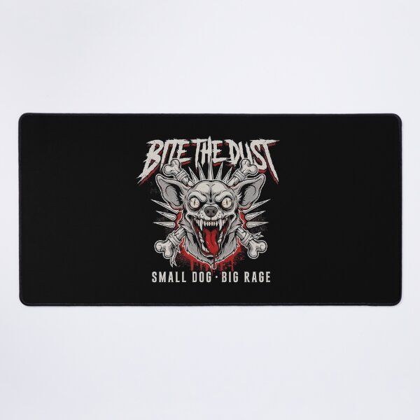 Item preview, Bite The Dust Rabid Chihuahua Small Dog Big Rage Graphic designed and sold by Enea Kelo.