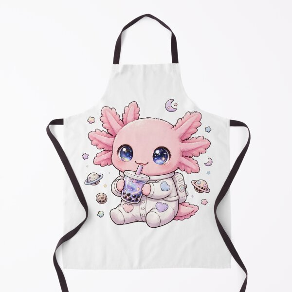 Item preview, Galaxy Boba Axolotl Astronaut - Kawaii Space Tea designed and sold by PrettyCrypt.