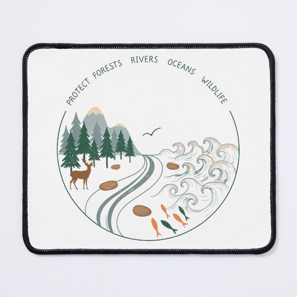 Item preview, ?Protect Forests Rivers Oceans Wildlife Nature T-Shirt designed and sold by DArtfulStudio.