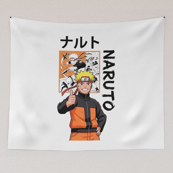 Item preview, Naruto Uzumaki Shippuden Manga Style Retro Anime Poster designed and sold by FreakToons.