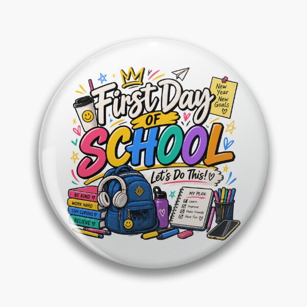 Item preview, First Day of School | Colorful Back to School Student Shirt designed and sold by Sunday.Supply.