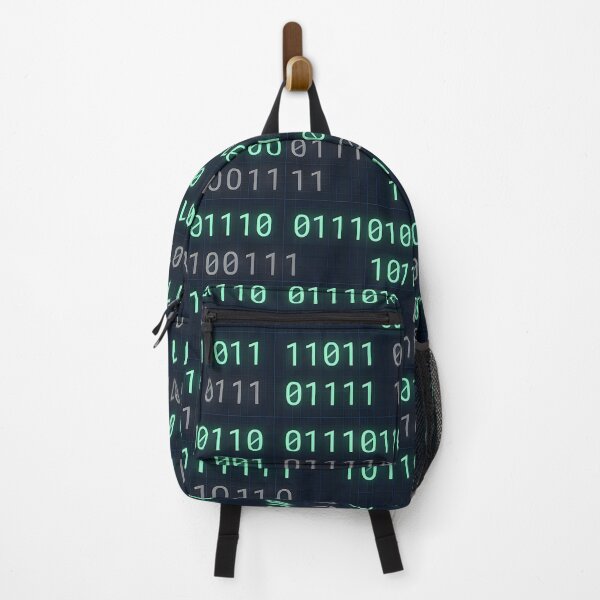 Item preview, Binary Code Minimalist Pattern Bedding Tech Decor designed and sold by ThirdShiftLab.