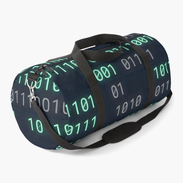 Item preview, Binary Code Minimalist Pattern Bedding Tech Decor designed and sold by ThirdShiftLab.