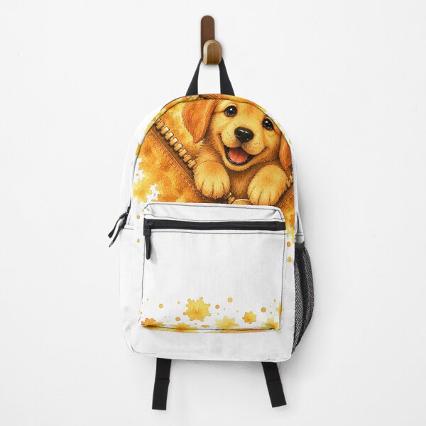Artikelvorschau, Niedlicher Golden-Retriever-Welpe mit goldenem Reißverschluss entworfen und verkauft von GRFORA.