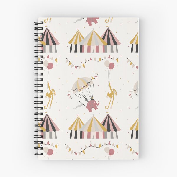Item preview, Cute Circus Animals Elephant with Parachute and Monkey card  designed and sold by Mypixieart.