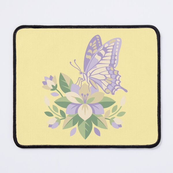 Item preview, Geometric flower butterfly sticker designed and sold by DesignPMG.
