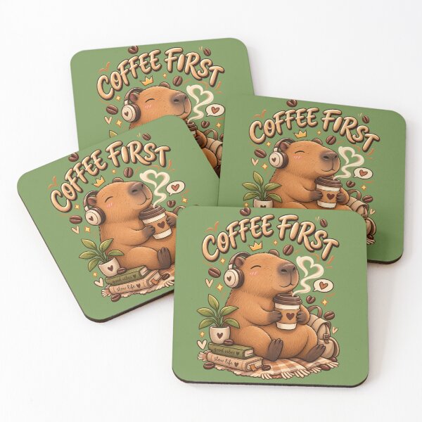 Item preview, Coffee First Beaver designed and sold by FatmaAhmed90.