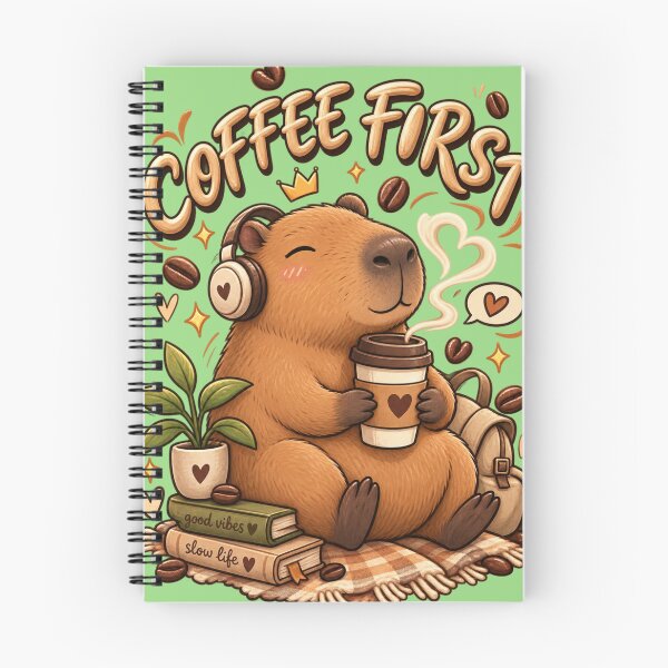 Item preview, Coffee First Beaver designed and sold by FatmaAhmed90.