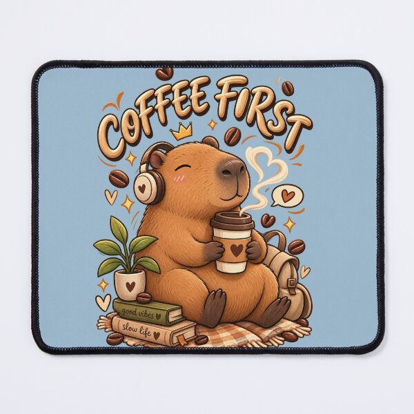 Item preview, Coffee First Beaver designed and sold by FatmaAhmed90.