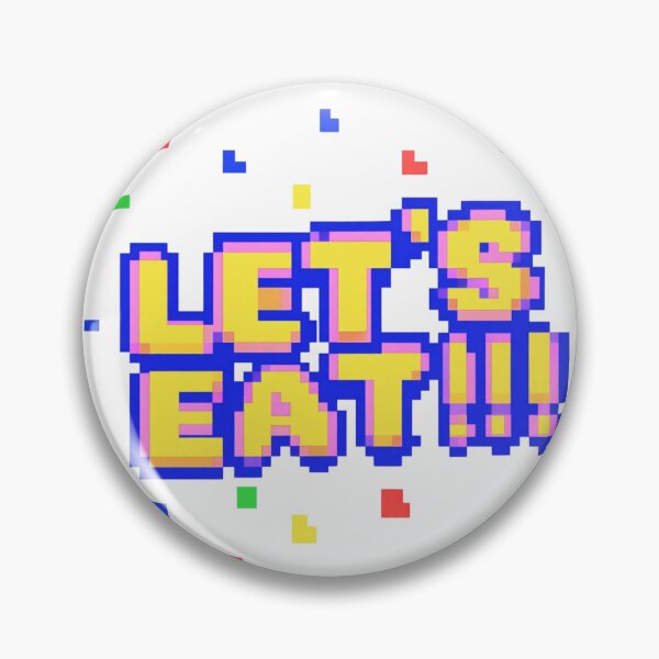 Item preview, retro pixel fnaf Lets eat !!! designed and sold by Jara Palis.