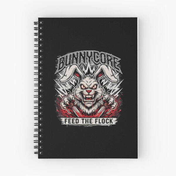 Item preview, Bunnycore Feed The Flock Rabid Rabbit Knives Graphic designed and sold by Enea Kelo.