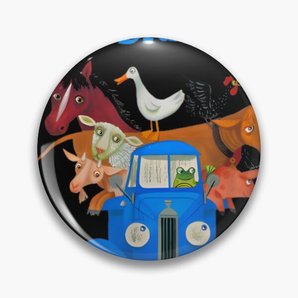 Item preview, Little Blue Truck And Farm Animals Vector Illustra designed and sold by r3nuneducated.