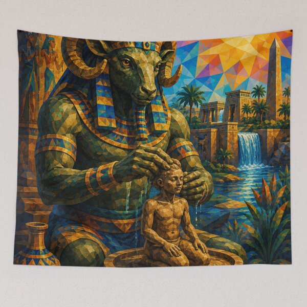 Item preview, Ancient Egyptian Ram God designed and sold by CubiColors.