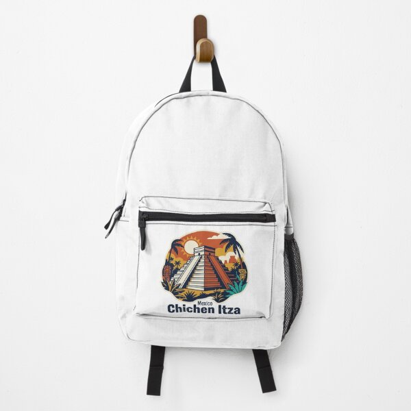 Item preview, Chichen Itza El Castillo Bold Retro Graphic Poster designed and sold by Inkworksbyshery.