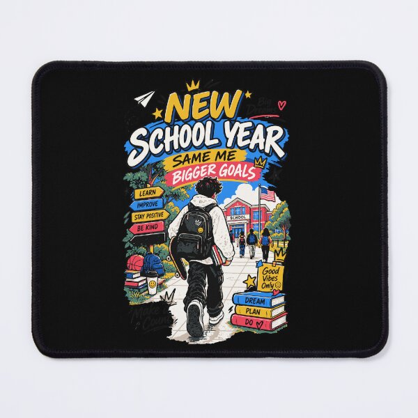 Item preview, New School Year Same Me Bigger Goals | Back to School Student Shirt designed and sold by Sunday.Supply.