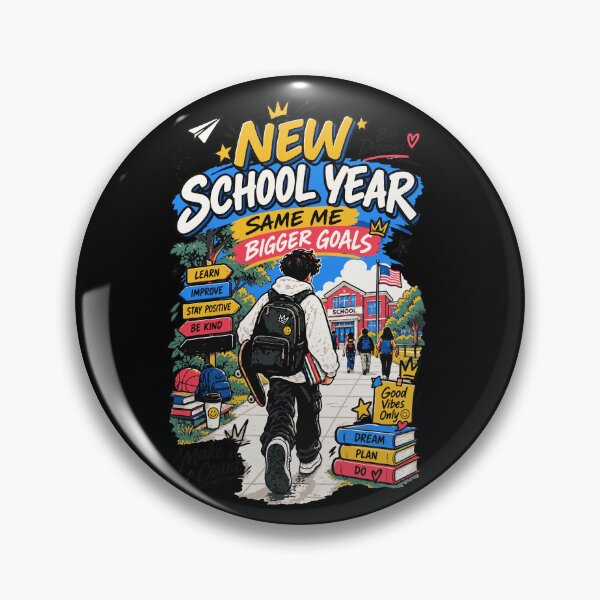 Item preview, New School Year Same Me Bigger Goals | Back to School Student Shirt designed and sold by Sunday.Supply.