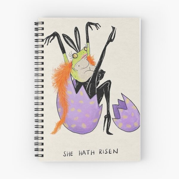 Item preview, Rising Frog Watercolor Spring Theme designed and sold by Adronia.