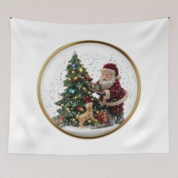 Item preview, Santa and Puppy designed and sold by InkShiftLabs.