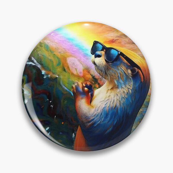 Item preview, Otter Prays For A Rainbow - River Otter designed and sold by NaturePrints.