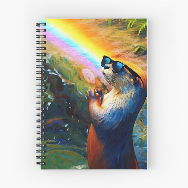 Item preview, Otter Prays For A Rainbow - River Otter designed and sold by NaturePrints.