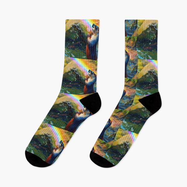 Item preview, Otter Prays For A Rainbow - River Otter designed and sold by NaturePrints.
