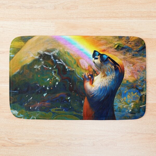 Item preview, Otter Prays For A Rainbow - River Otter designed and sold by NaturePrints.