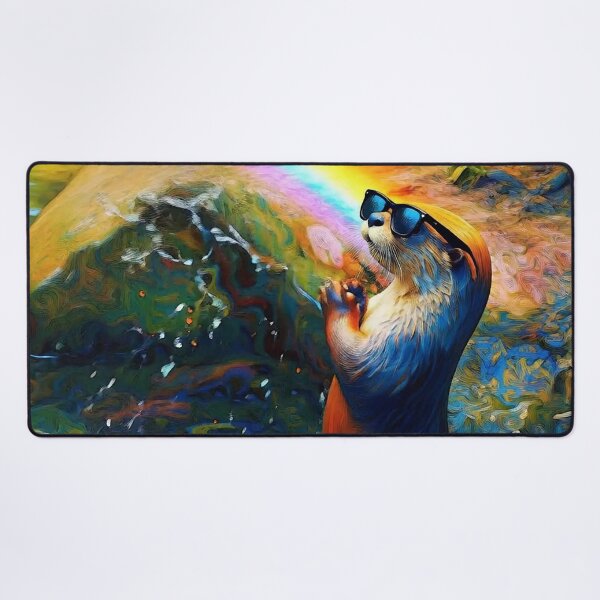 Item preview, Otter Prays For A Rainbow - River Otter designed and sold by NaturePrints.