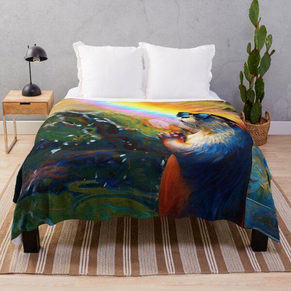 Item preview, Otter Prays For A Rainbow - River Otter designed and sold by NaturePrints.