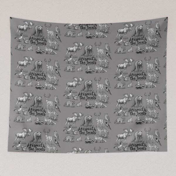 Item preview, Respect the Locals - Wildlife designed and sold by DesignsbyMelB.