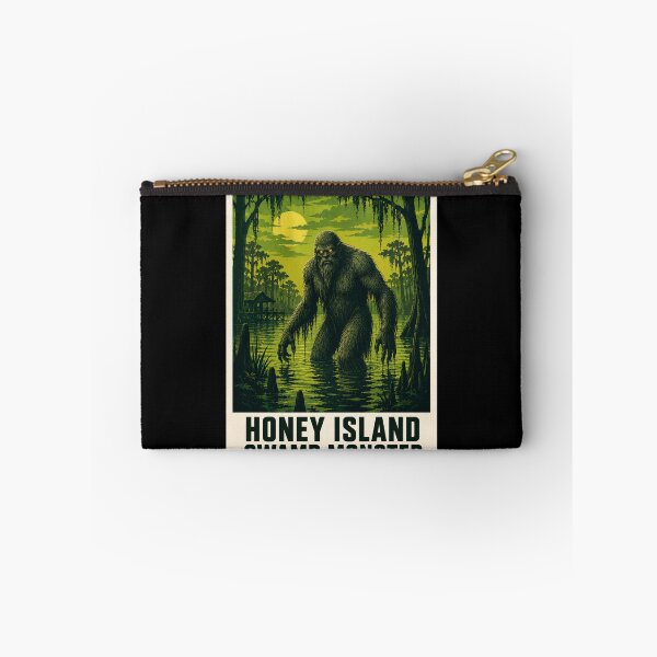 Item preview, Honey Island Swamp Monster Cryptid Louisiana Horror Poster designed and sold by redsharkuk.