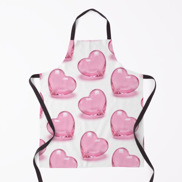 Item preview, Repeating Pink Glass Hearts Pattern designed and sold by JenniferMoren.