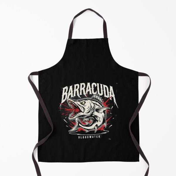 Item preview, Barracuda Bloodwater Snarling Fish Splatter Graphic designed and sold by Enea Kelo.