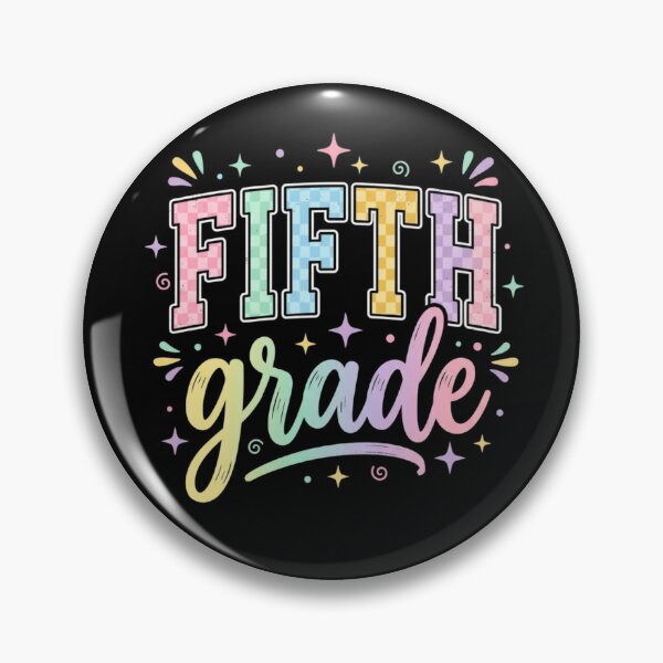 Item preview, Back to School Checkered Fifth Grade Team Teacher Students School designed and sold by viectory.