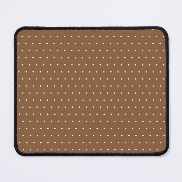 Item preview, Small White Polka Dots Brown designed and sold by iCraftCafe.