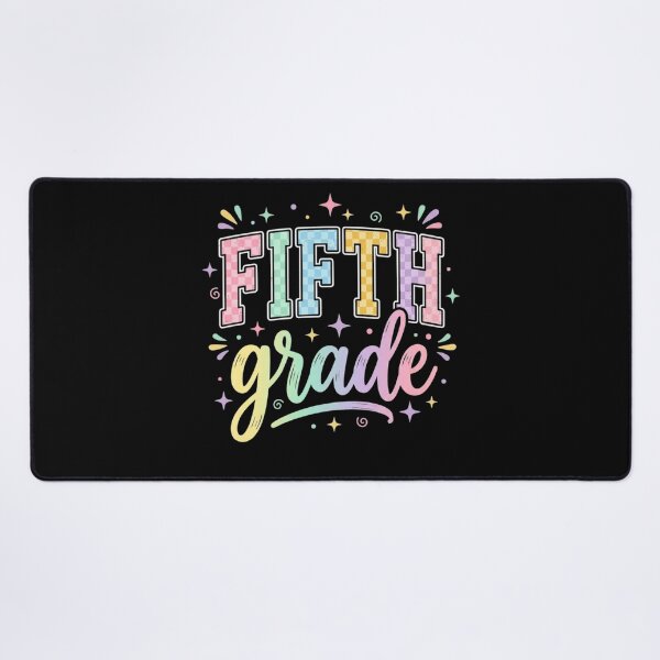 Item preview, Back to School Checkered Fifth Grade Team Teacher Students School designed and sold by viectory.