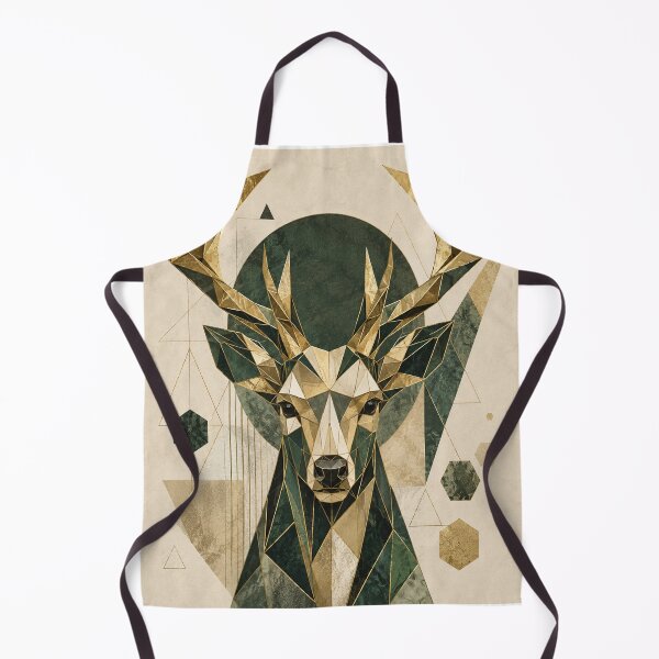 Item preview, Modern Geometric Mosaic Deer designed and sold by teemix.