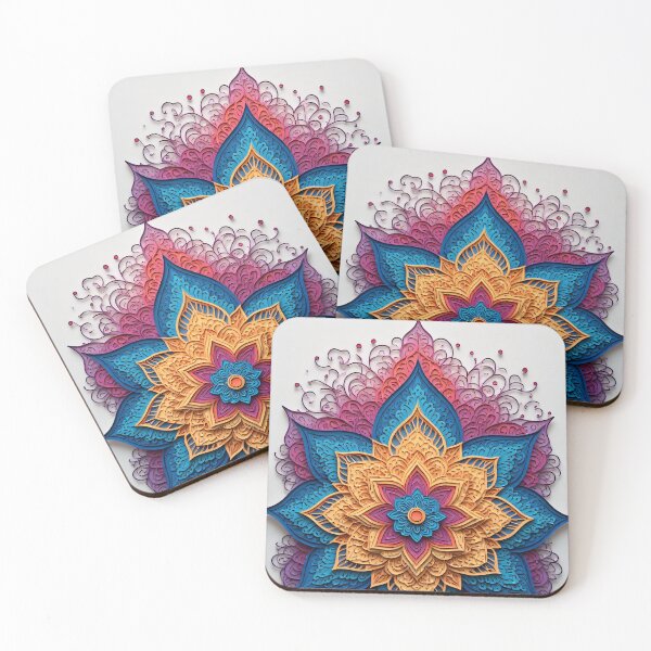 Item preview, An intricate mandala made of paper unfolds. designed and sold by Mianku | Für das Leben.