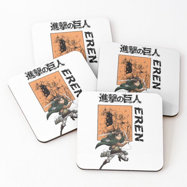 Item preview, Eren Yeager Attack on Titan Reiner Armored Titan Manga Poster Art designed and sold by FreakToons.