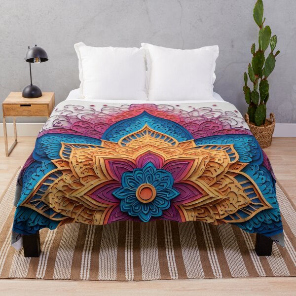 Item preview, An intricate mandala made of paper unfolds. designed and sold by Mianku | Für das Leben.