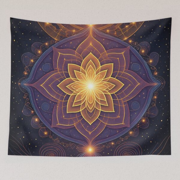 Item preview, Cosmic Flower of Light and Harmony designed and sold by Mianku | Für das Leben.