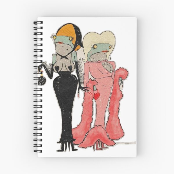 Item preview, Frog Divas Watercolor Fashion Theme designed and sold by Adronia.