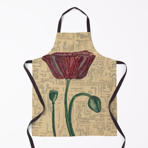 Item preview, Poppy With Circuit Traces designed and sold by Betsy Phillips.