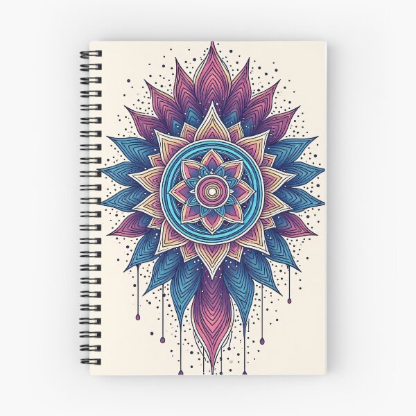 Item preview, Flower mandala with colorful colors and shapes designed and sold by Mianku | Für das Leben.
