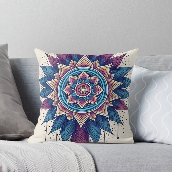 Item preview, Flower mandala with colorful colors and shapes designed and sold by Mianku | Für das Leben.