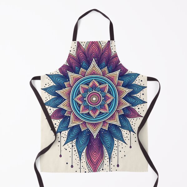Item preview, Flower mandala with colorful colors and shapes designed and sold by Mianku | Für das Leben.