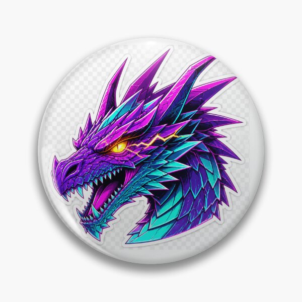 Item preview, Synthwave Wyvern designed and sold by EsiStickers.