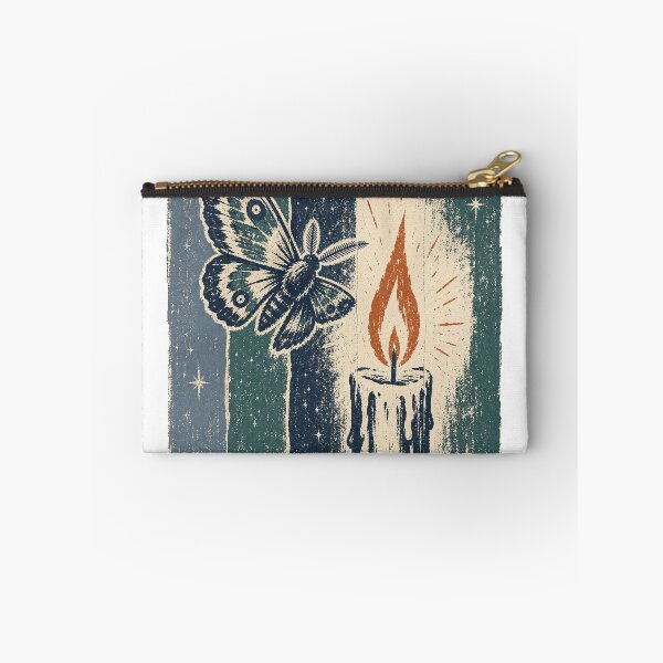 Item preview, Moth at the Candle Flame Witchcore Art designed and sold by VisualArtsOasis.