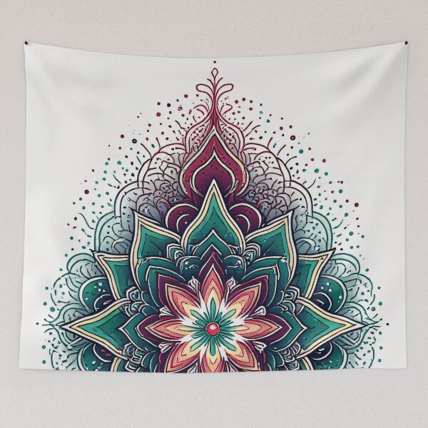 Item preview, Geometric lotus as a spiritual symbol of life designed and sold by Mianku | Für das Leben.