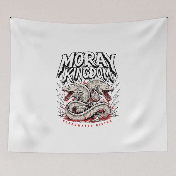 Item preview, Moray Kingdom Two Headed Eel Bloodwater Rising Graphic designed and sold by Enea Kelo.