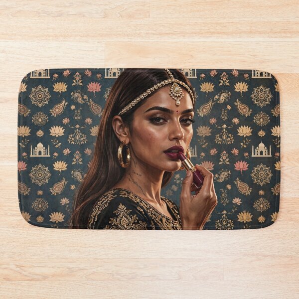 Item preview, Modern Indian Queen & Taj Mahal designed and sold by LenNo9881.